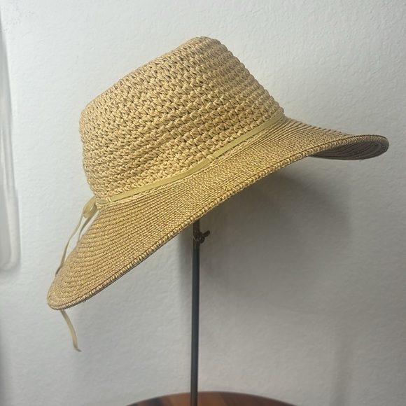 Scala big brim floppy natural sun hat main image 8